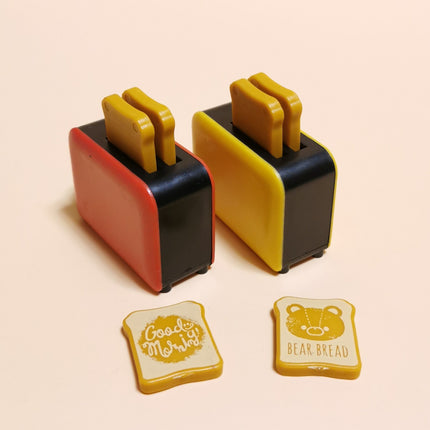 Pop-Up Toaster with Bread 2" Miniatures – Lot of 2 Dollhouse Food (Pre-Owned)