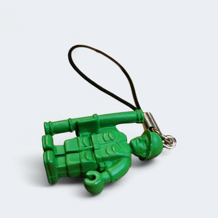 Toy Story Green Army Man 1" Keychain Charm – Disney Mini Figure (Pre-Owned)
