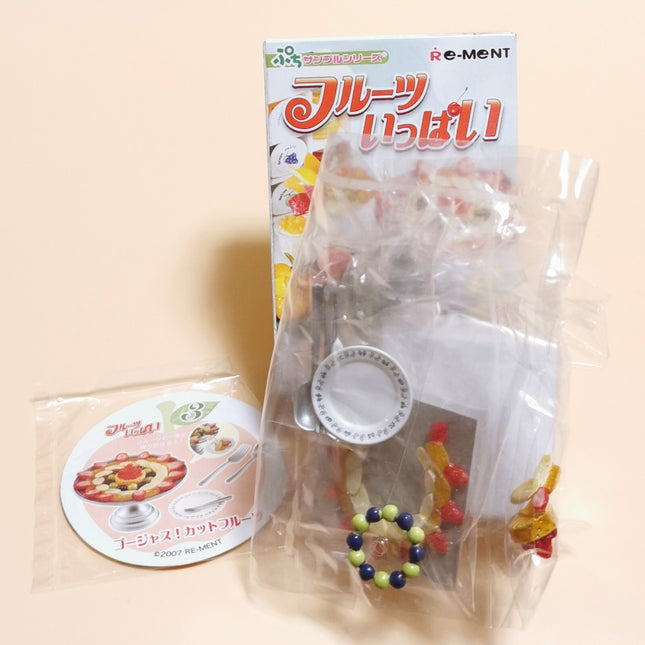 Re-Ment Fruit Wave Diary #3 Assorted Fruit Slice Platter – Dollhouse Dish (Sealed)