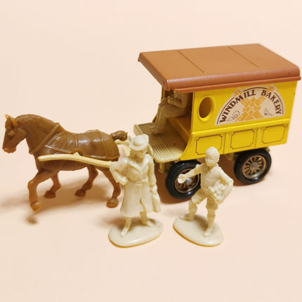 Vintage LLEDO Days Gone Windmill Bakery Horse Carriage – Diecast Toy 1983 (Pre-Owned)