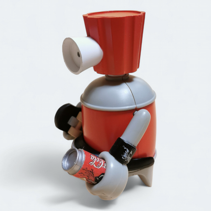 MICHAEL LAU Coca Cola Run 2 Da Hip Hop Mini Gardener Figure Limited Edition 2001