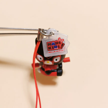 Hello Kitty as Kamen Rider Shocker Combatman – 1" Narikiri Keychain (Pre-Owned)