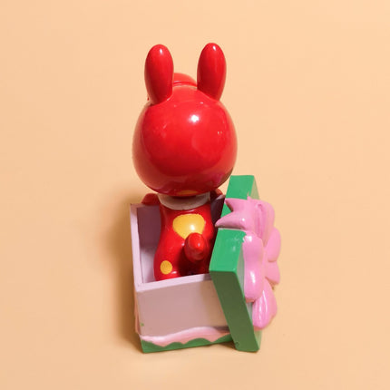Kewpie Baby Red Rody Horse Gift Box – 2.5" Bobble Head (Rose O'Neill, Pre-Owned)