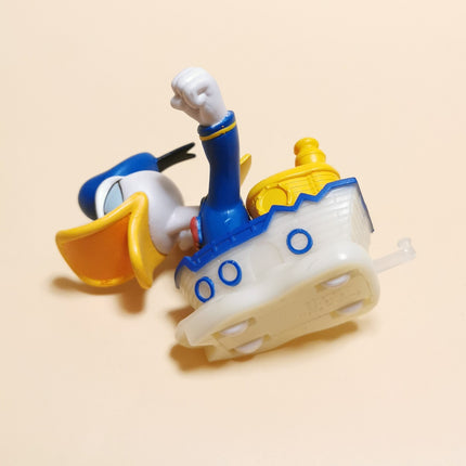 Disney Angry Donald Duck Parade Car Boat – 3" Figure (2014, Rare, Pre-Owned)