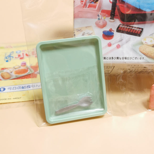 Re-Ment Elementary School #5 Pasta Lunch with Milk – Canteen Food (Sealed)
