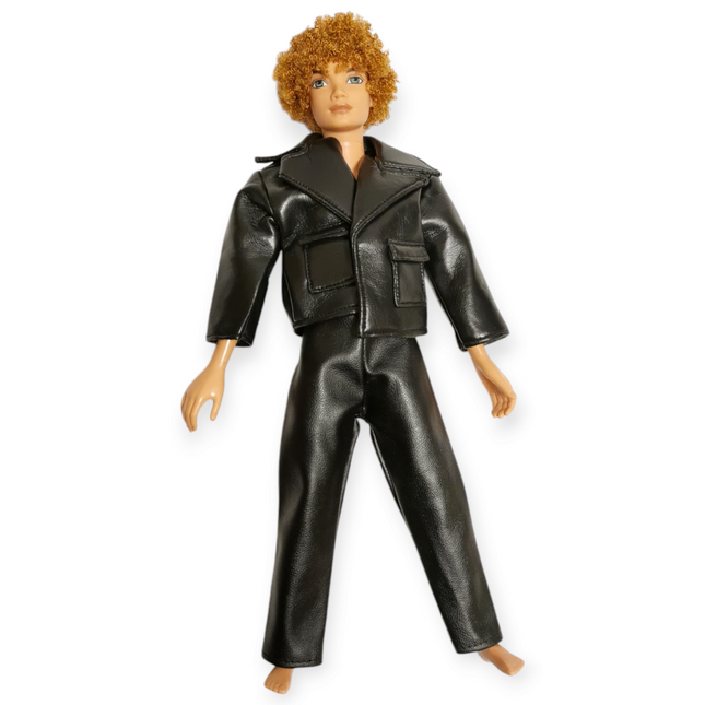 Mattel My Scene Male Doll Bryant – Faux Black Leather Outfit (Pre-Owned)