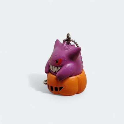 Pokemon Gengar as Halloween Pumpkin 1" Mini Figure – Keychain Japan (Pre-Owned)