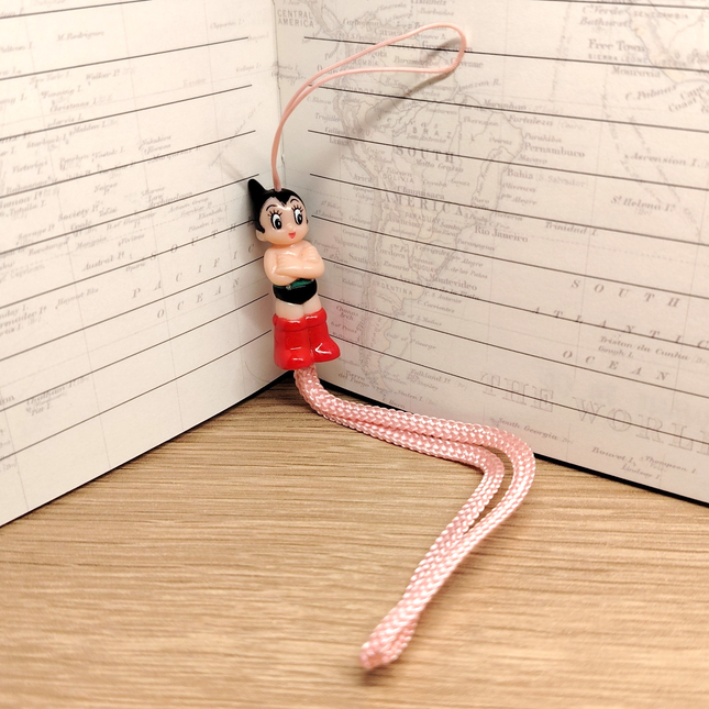 Osamu Tezuka Astro Boy 1.5" Phone Strap – Anime Mini Figure (Pre-Owned)