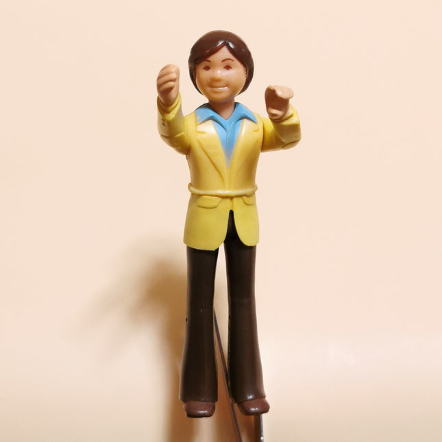 Vintage 80s Loving Family Dollhouse DAD FATHER 4" Mini Figure Fisher Price Toy