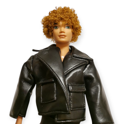 Mattel My Scene Male Doll Bryant – Faux Black Leather Outfit (Pre-Owned)