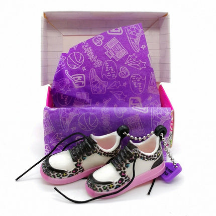 Real Littles Shoes Sporty Wild Child Leopard – Miniature Sneaker (Pre-Owned)