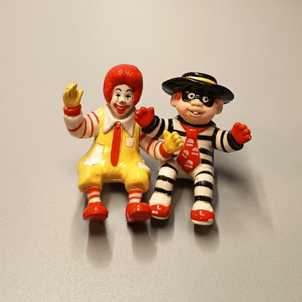 Vintage 1990 Ronald McDonald Hamburglar – See-Saw McDonald's Toy (Pre-Owned)