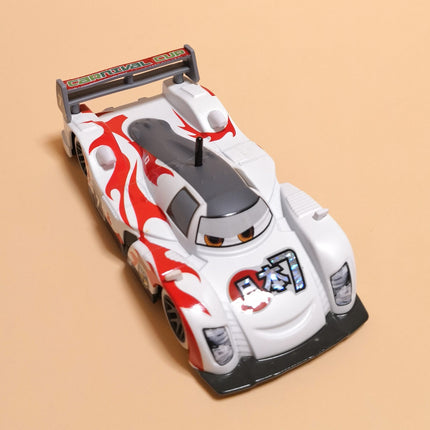 Disney Store Cars Chaser Series Shu Todoroki – 5" Mini Diecast White (Pre-Owned)
