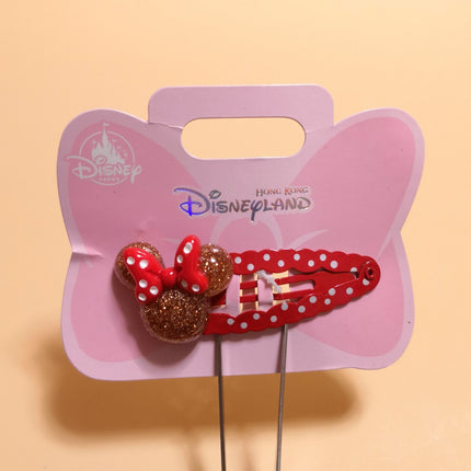 Disneyland Minnie Mouse Red Bow Hair Clip – HKDL Girl Gift (Unused)
