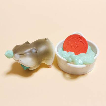 Re-Ment Animal Hamster Cake Shop #5 Washing & Cleaning 2" Figure Set (Pre-Owned)