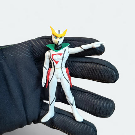 Tatsunoko Gatchaman CASSHAN & FRIENDER Dog Anime Japan Toy 3" Mini Figure Yujin