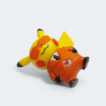 Pokemon Center Pikachu Team Flare – Orange Suit 1.5" Figure (Pre-Owned)