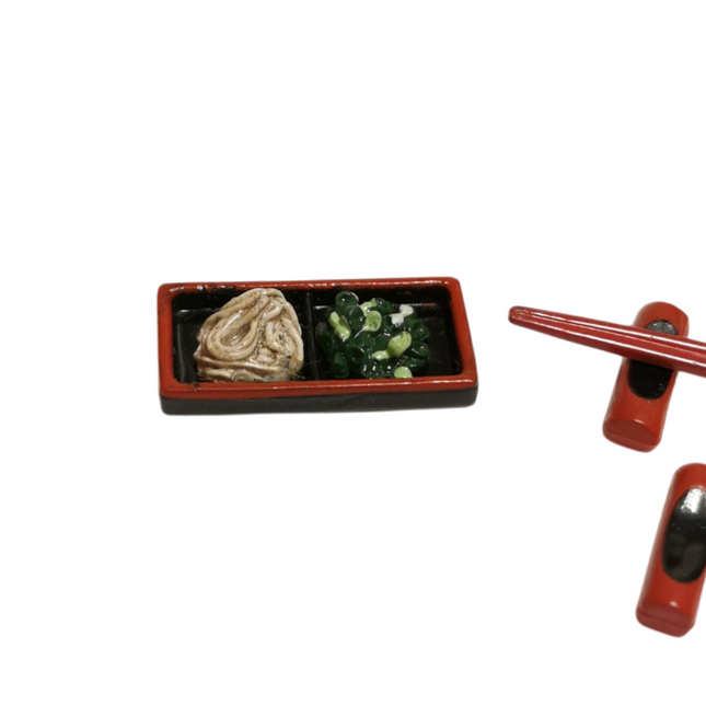 Re-Ment Miniature Japanese Side Dish with Chopsticks – Kitchen Set (Pre-Owned)