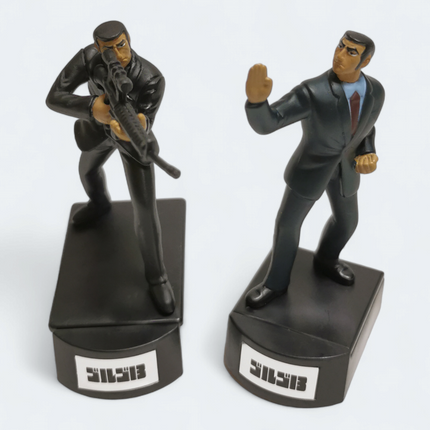 GOLGO 13 CHARACTERS DUKE TOGO 2.5" Mini Figure w Stand Lot of 6 Anime Toy Loose