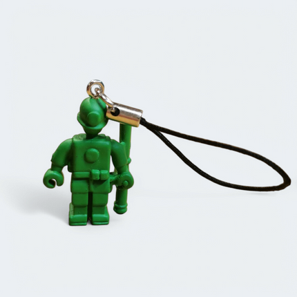 Toy Story Green Army Man 1" Keychain Charm – Disney Mini Figure (Pre-Owned)