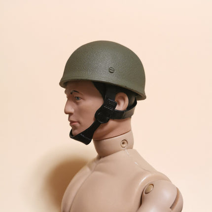 1/6 Scale Green Texture Helmet with Plastic Strap – for 12" Figure (Pre-Owned)