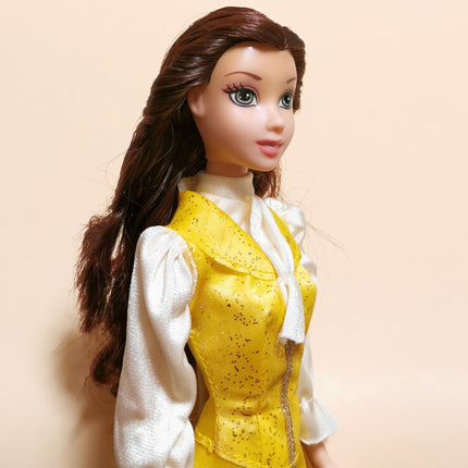 Beauty & the Beast Sparkling Belle 11.5" Doll – Royal Horse Set (Pre-Owned)
