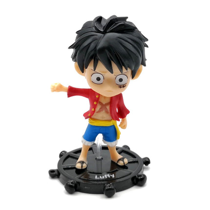 One Piece Monkey D. Luffy 3" Mini Figure with Stand – Cake Topper (Pre-Owned)