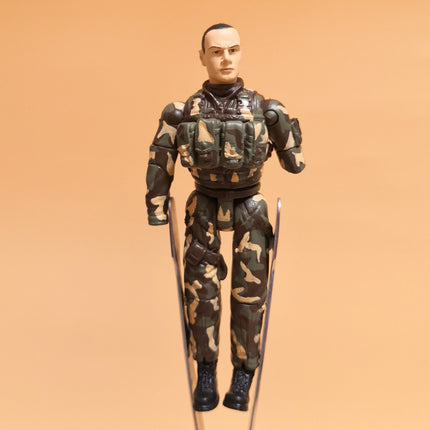 BBI Elite Force 1/18 Military Soldier Poseable Figure FOR PARTS Missing ARM HAND