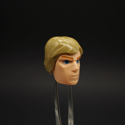 Star Wars Luke Skywalker Head – for LEGO Buildable Figure Loose (Pre-Owned)