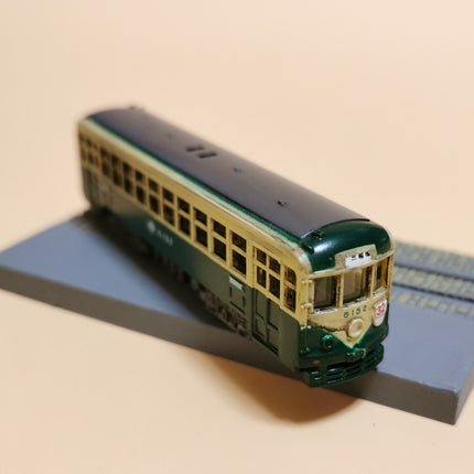 F-Toys 1/150 N Scale Painted Showa Toden Train – 3" Railroad Model (Pre-Owned)