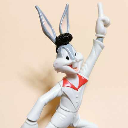 Looney Tunes ELVIS PRESLEYBUGS BUNNY 4.5" Mini Figure PVC 1999 Mascot Toy