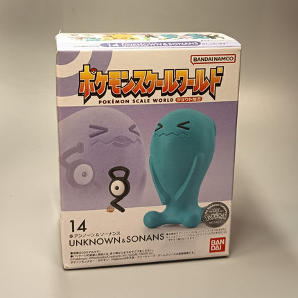 Pokemon Scale World 1/20 Scale Unown & Wobbuffet – Mini Figure (Bandai, New)