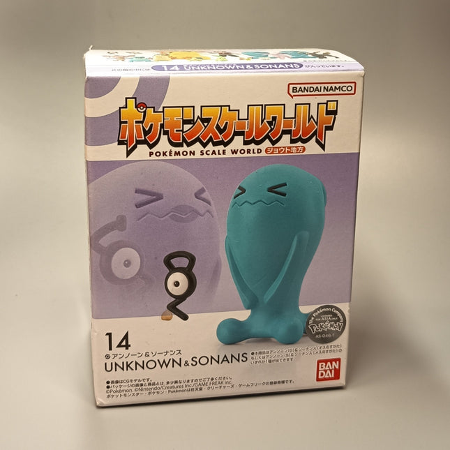 Pokemon Scale World 1/20 Scale Unown & Wobbuffet – Mini Figure (Bandai, New)