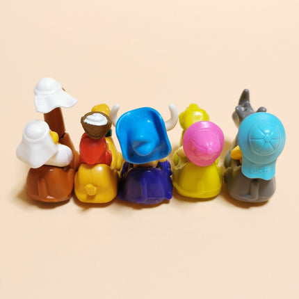Kinder Surprise Animals with Riders – Lot of 5 Mini Figures (Pre-Owned)