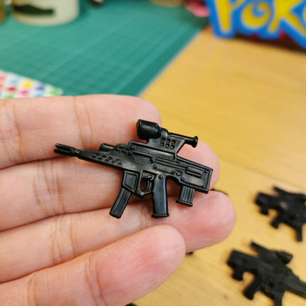 Lot of 8 GI Joe Black Battle Rifle Gun – Weapon for 3.75" Figure (Pre-Owned)