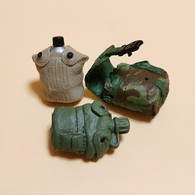 1/6 Scale Canteen & Case – Lot of 3 for 12" Soldier (Pre-Owned)