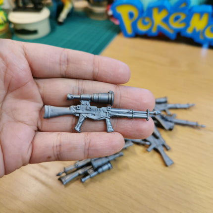 Lot of 16 GI Joe Gray Rifle Gun – Weapon for 3.75" Figure General Tomahawk (Pre-Owned)