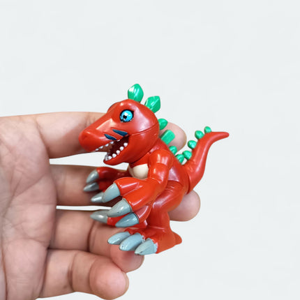 Digimon TYRANNOMON 2.5" Mini Figure ACTION FEATURE w Movable Arms Bandai Rare