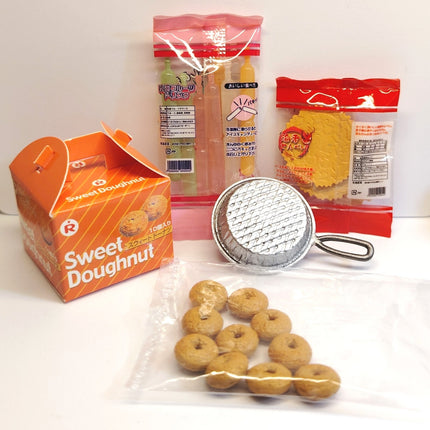 Re-Ment Daily Living Department #9 Snack Doughnut & Popcorn – Dollhouse Food