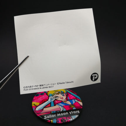Sailor Moon Tokyo Store Pin Badge 3" – 2018 Anime Collectible (Pre-Owned)