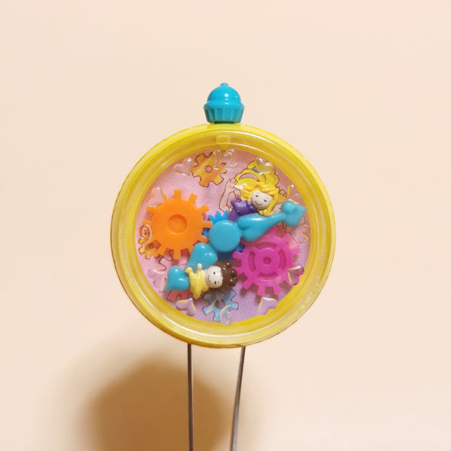 Polly Pocket Stop Watch with Clip – 2" McDonald's Toy (1994, Pre-Owned)