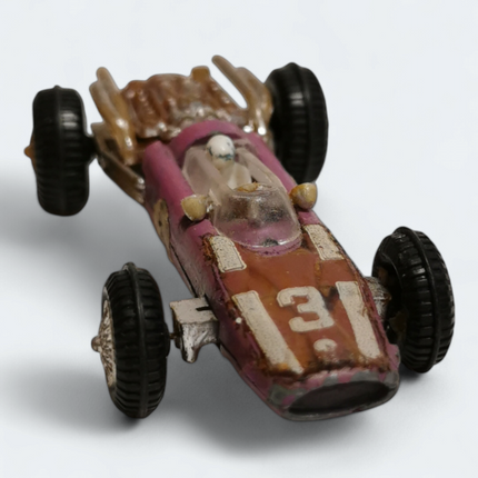 Vintage Cooper Maserati 2.5" Figure Purple – Diecast Race Car No.03 HK (Fair, Pre-Owned)