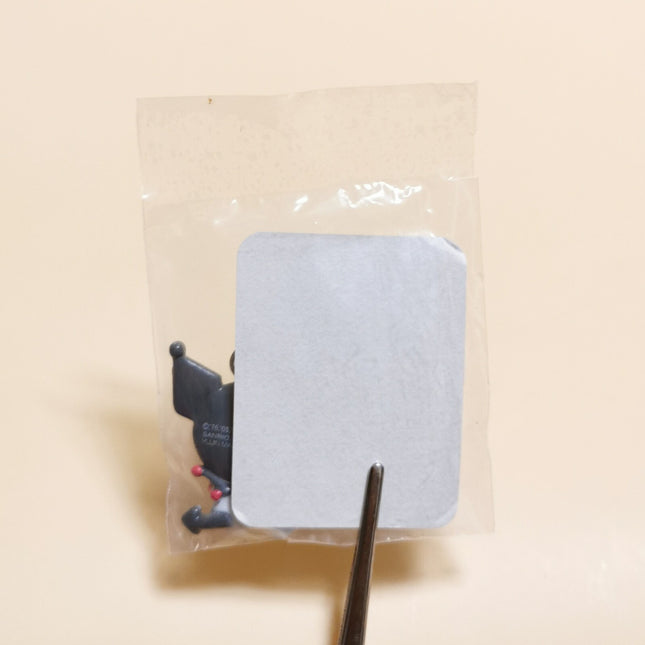 Sanrio Happy Kuromi Flat – 1" Zipper Pull Keychain (New)