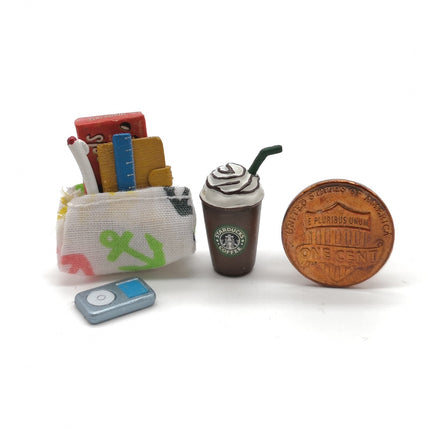 Stationery Pouch, Coffee Frappe & Candy Mini Set – Dollhouse by Mimo (Pre-Owned)