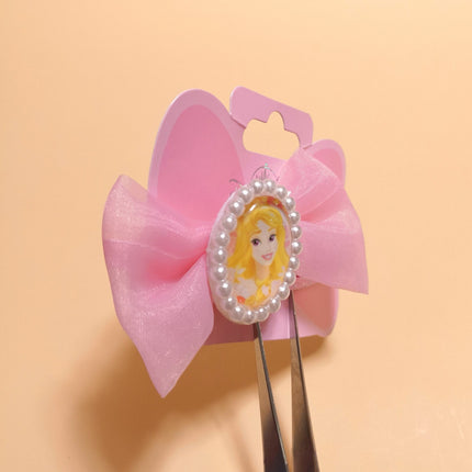 Disneyland Pink Aurora Bow Hair Clip – HKDL Girl Gift (Unused)