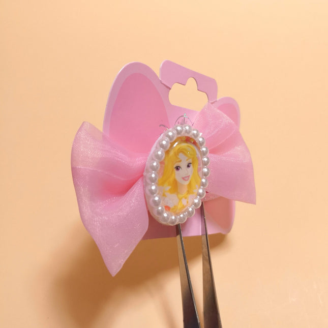 Disneyland Pink Aurora Bow Hair Clip – HKDL Girl Gift (Unused)