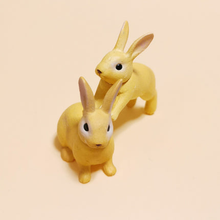 Rabbit Bunny 1.5" Mini Figure – Takara Tomy ANIA Dollhouse Animal (Pre-Owned)