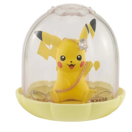 Pokemon Piplup Pikachu Eevee – Jewelry Display Case Lot of 3 (Bandai, Pre-Owned)