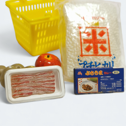 Re-Ment Petit Supermarket 2003 #3 Curry Rice, Potato & Apple – Miniature Food