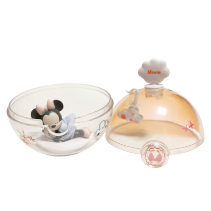 Minnie Mouse Sleeping in Clear Ball 3" Mini Figure – Disney Gashapon (Pre-Owned)